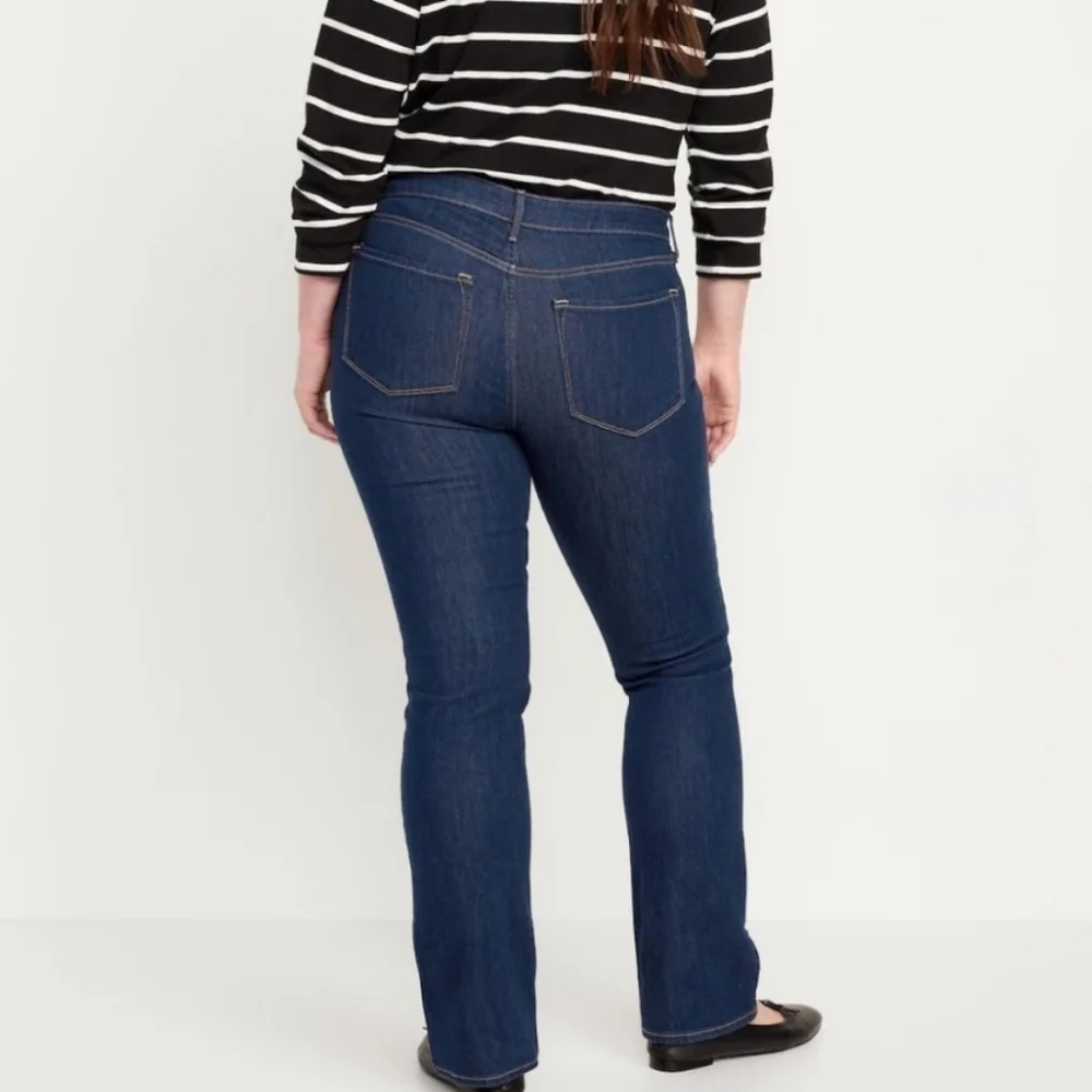 Old Navy High-Waisted Kicker Boot-Cut Jeans, Color Blue Size 26S